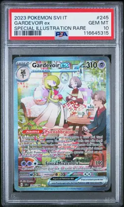 Pokemon PSA 10 Gardevoir Ex #245 SVI IT Special Illustration Rare 2023 Italiano - Image 2