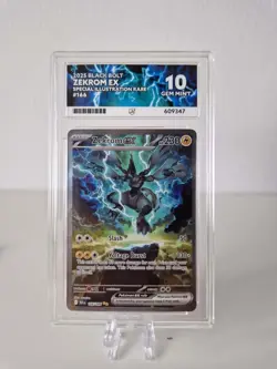 Zekrom ex 166/086 - SIR - Black Bolt - Ace 10 - Perfect Sub Grades - Pokemon TCG - Image 1
