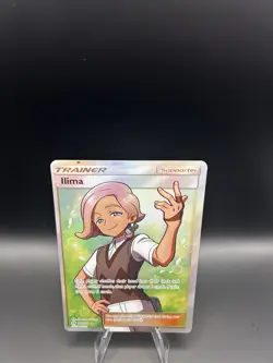 Pokemon Supporter Llima 146/149 Sun & Moon Base Set Full Art Trainer Holo - MP - Image 2