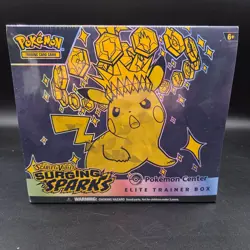 Sealed Pokemon Center Scarlet & Violet Surging Sparks SV08 ETB DK0090 - Image 1