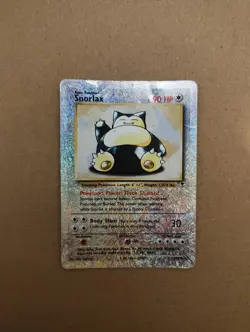 Pokemon LEGENDARY COLLECTION - #64/110 Snorlax - Reverse Holo - ENG - Damaged - Image 1