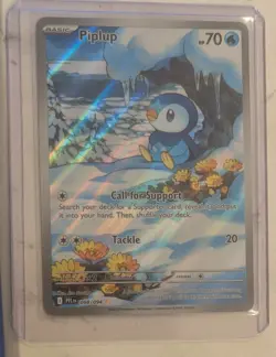 Pokemon TCG - Piplup Illustration Rare - Phantasmal Flames 98/94 NM - Image 1