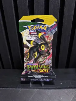 Pokemon Evolving Skies TCG Sleeved Booster Pack Brand New Factory Sealed - Image 1