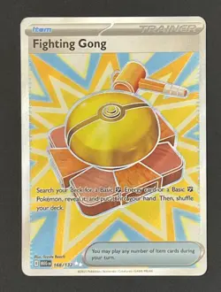 Pokemon TCG Fighting Gong 168/132 Ultra Rare Mega Evolution Base Set NM/M - Image 1