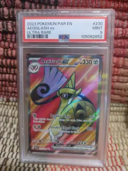 2023 Pokemon Aegislash ex 230/182 SV04: Paradox Rift Holo - Image 1