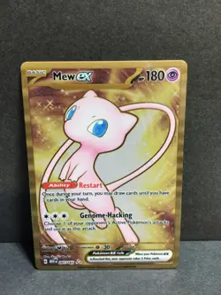 Pokemon Scarlet and Violet 151 Mew ex Metal Promo - Image 1