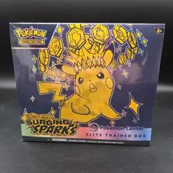 Sealed Pokemon Center Scarlet & Violet Surging Sparks SV08 ETB DK0088 - Image 1
