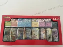 Pokemon Prismatic Evolutions Mini Tins 8-Pack NEW - Image 1