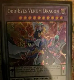 Yugioh - Odd-Eyes Venom Dragon BLLR-EN006 - Secret Rare - 1st Edition Mint/NM - Image 1