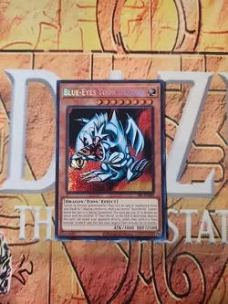 Blue-Eyes Toon Dragon SRL-EN000 Secret Rare 25th Anniversary NM Yugioh - Image 1