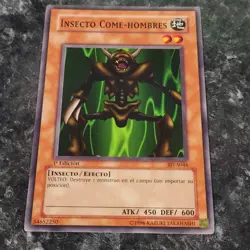 Man-Eater Bug BIY-S046 1st Edition Spanish Yu-Gi-Oh! Nice! - Image 1