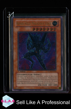 BOSER HELD MALICIOUS EDGE YU-GI-OH GLAS-DE003 1. AUFLAGE DEUTSCH - Image 1