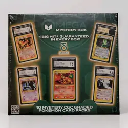 Omega Box Delta Series / 10 Individually Sealed CGC Graded Pokemon Card Slabs - Image 1