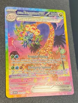 POKEMON CARD 2024 ALOLAN EXEGGUTOR EX SIR FULL ART 242/191 SV SURGING SPARKS - Image 4