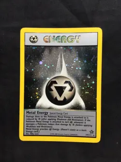 Pokemon Cards: Neo Genesis Rare Holo: Metal Energy 19/111 - Image 1