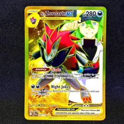 Pokemon Card TCG - N's Zoroark EX 189/159 - Journey Together - Hyper Rare - NM ⭐ - Image 1