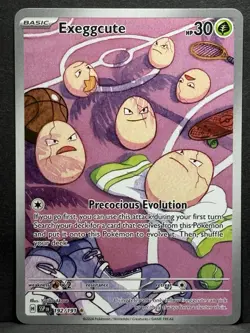 Pokemon TCG Exeggcute 192/191 Surging Sparks Illustration Rare Card NM Condition - Image 1