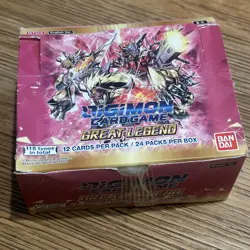 Digimon Card Game: Great Legend Booster Box Bulk Holo Gold Foil Cards NM Mint - Image 2