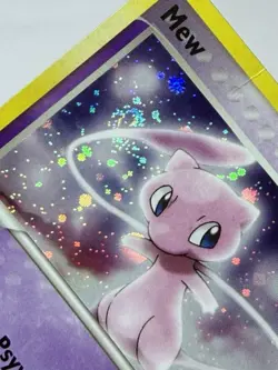 Mew 111/110 EX Holon Phantoms Holo SWIRL Secret Rare Pokemon Card Nintendo MP - Image 2