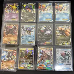12 Card EX GX Lot XY Pokemon Cards 2016 Bundle Blastoise Dragonite Evolutions - Image 1