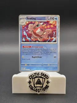 Pokemon TCG Seaking Masterball Reverse Holo Prismatic Evolutions 021/131 Card - Image 1