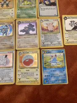 Pokemon Cards Vintage Holo Rare Bundle - Heavy Play - Damaged - Creases - Image 4