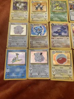 Pokemon Cards Vintage Holo Rare Bundle - Heavy Play - Damaged - Creases - Image 5