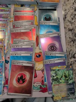 Lot Of 604 Pokemon Cards from Prismatic Evolution, Holo, Reverse Holos, Bulk - Image 2