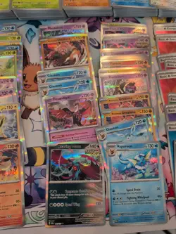 Lot Of 604 Pokemon Cards from Prismatic Evolution, Holo, Reverse Holos, Bulk - Image 3