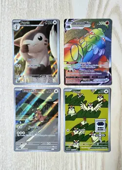 Pokemon Card Mixed Lot of 4 - Kangaskhan, Pidgey, Heatran, Furret - ALL NM - Image 1