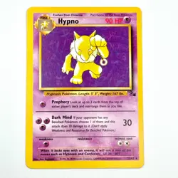 Hypno 23/62 Fossil Rare Non Holo 1999 Vintage Pokemon TCG Card Near Mint - Image 1