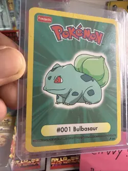 FUNSKOOL INDIA POKEMON COLLECTOR HTF WHO AM IU 2004 BULBASAUR Pack fresh - Image 2