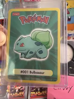 FUNSKOOL INDIA POKEMON COLLECTOR HTF WHO AM IU 2004 BULBASAUR Pack fresh - Image 3