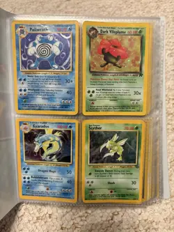 Pokemon Cards in Folder WOTC Holo Rares & Older Nintendo Bundle Joblot Vintage - Image 1