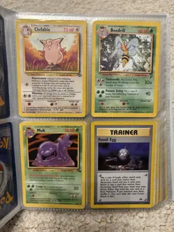 Pokemon Cards in Folder WOTC Holo Rares & Older Nintendo Bundle Joblot Vintage - Image 3