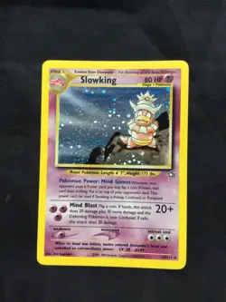 Pokemon Cards: Neo Genesis Rare Holo: Slowking 14/111 - Image 1