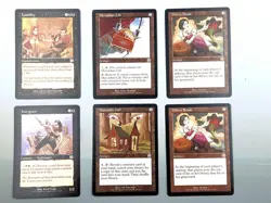 MTG - MERCADIAN MASQUES (BB/'99) - 6 x RARE CARD KONVOLUT / RARE/NEVER PL./NM-EX - Image 1
