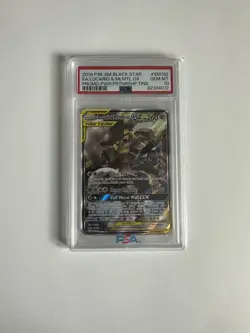 Pokemon TCG Lucario & Melmetal GX SM192 Black Star Promos Card PSA 10 - Image 1