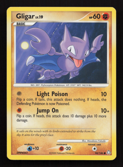 Gligar 94/146 Diamond & Pearl Legends Awakened Pokemon Card Common - LP - Image 1