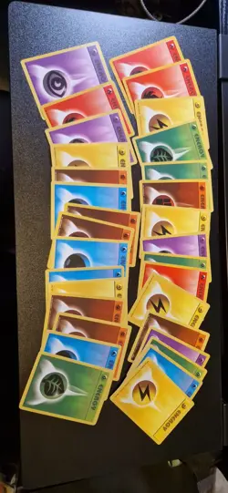 Vintage Pokemon Energy Cards Job Lot GD - HP - Image 1