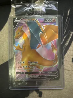 Charizard V SWSH050 SWSH: Sword & Shield Promo Cards Holo Sealed NM - Image 1