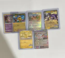 Pokemon Card Lot (Promos, holos, EXs, Masterball) 6 Cards - Image 1