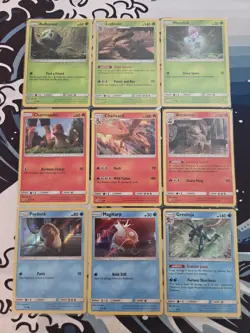 Pokemon TCG Complete 18 Card Detective Pikachu Set Charizard Mewtwo Holo Lot #2 - Image 1