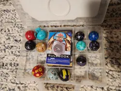 Bakugan Battle Brawlers Lot Of 12 Bakugan w/Misc Cards & Foldable Battlefield - Image 2