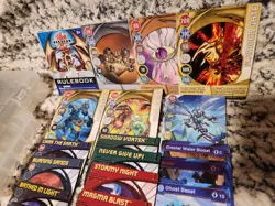 Bakugan Battle Brawlers Lot Of 12 Bakugan w/Misc Cards & Foldable Battlefield - Image 4