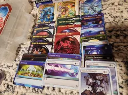 Bakugan Battle Brawlers Lot Of 12 Bakugan w/Misc Cards & Foldable Battlefield - Image 5