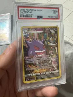 Pokemon TCG Gengar Trainer Gallery Card TG06/TG30 Lost Origin PSA 9 - Image 1