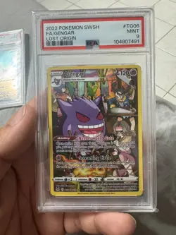 Pokemon TCG Gengar Trainer Gallery Card TG06/TG30 Lost Origin PSA 9 - Image 3
