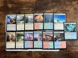 MTG Bant Lot 12 Rare Uncommon land Cards Set EDH Commander Magic green blue set - Image 1