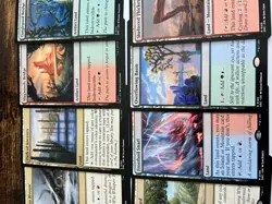MTG Bant Lot 12 Rare Uncommon land Cards Set EDH Commander Magic green blue set - Image 3